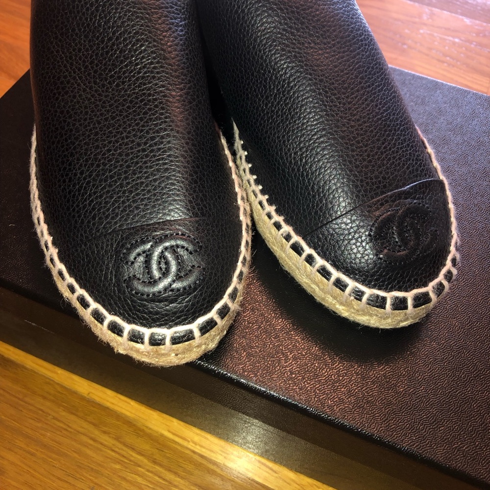 Chanel Authentic espadrilles Black new - Picture 7 of 8